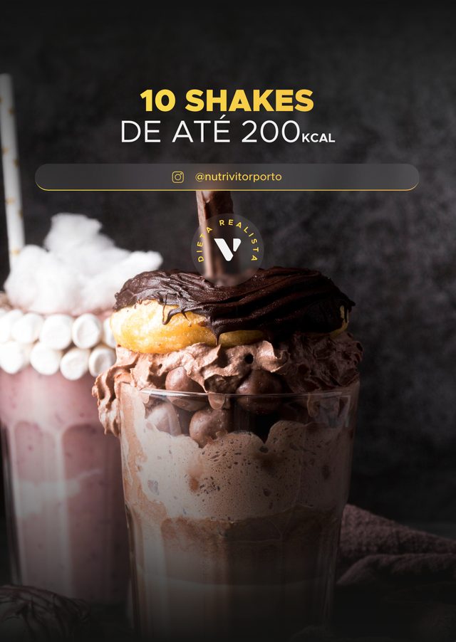 Capa do ebook 10 Shakes de até 200 kcal